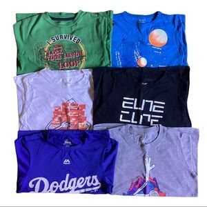 Lot of 6 Boy’s Short sleeves T-Shirts size S